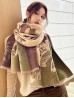 Floral Design Blanket Scarf Floral Design Blanket Scarf